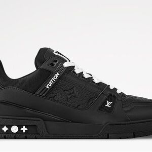 Louis Vuitton Black and White Men's Sneakers Trainer